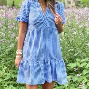 Short sleeve baby doll dress